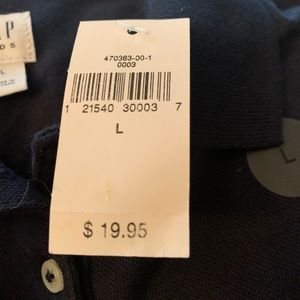 Navy blue uniform shirt